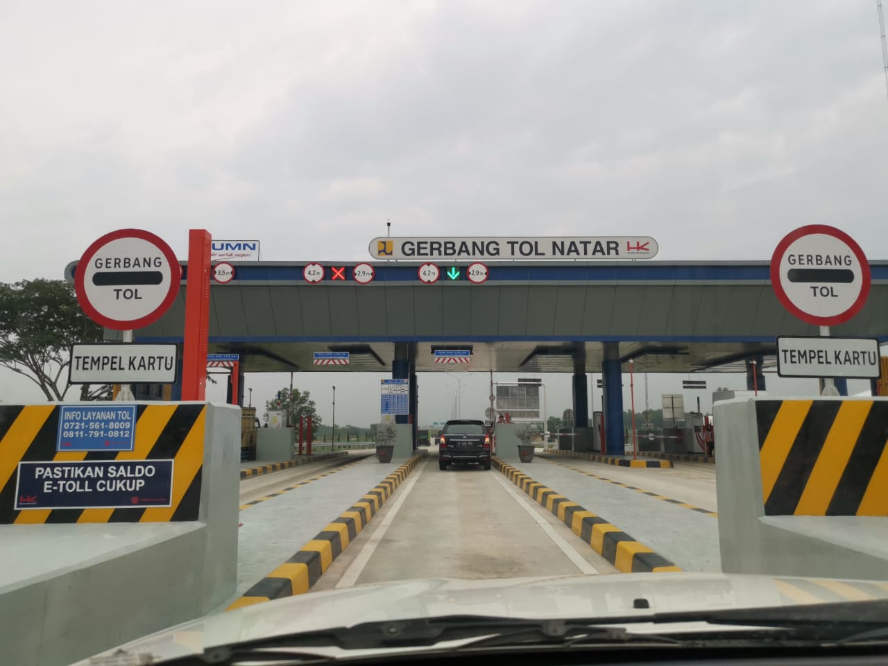 Ingin Mengunjungi Kota Natar Ketahui Tarif Gerbang Tol Natar